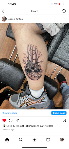 Explore skeleton key tattoo ideas, creative tattoo ideas in Cocoa, available at Rorschach Tattoo Shop and Piercing Studio