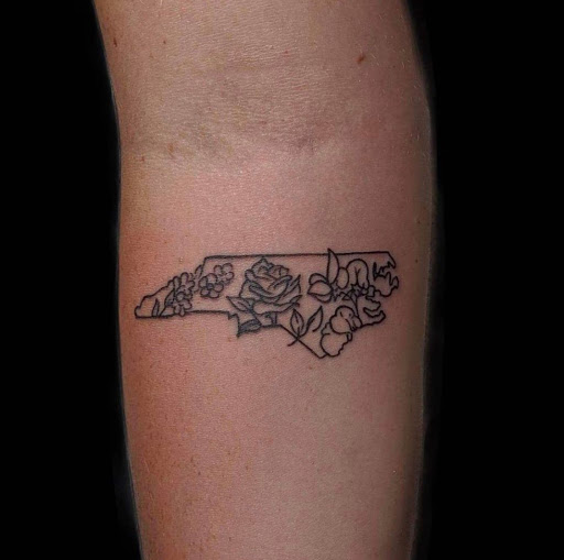 Explore women tattoo ideas, creative tattoo ideas in Charlotte, available at Canvas Tattoo & Art Gallery