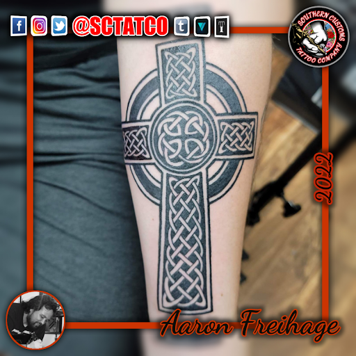 Explore tragus tattoo ideas, creative tattoo ideas in Fayetteville, available at Southern Customs Tattoo Company