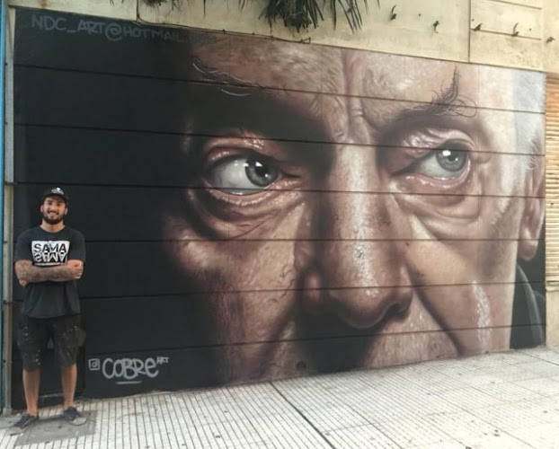 Mural de Eduardo Galeano - Ciudad del Plata