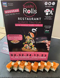 Carte du Sushi Rolls Evreux à Évreux