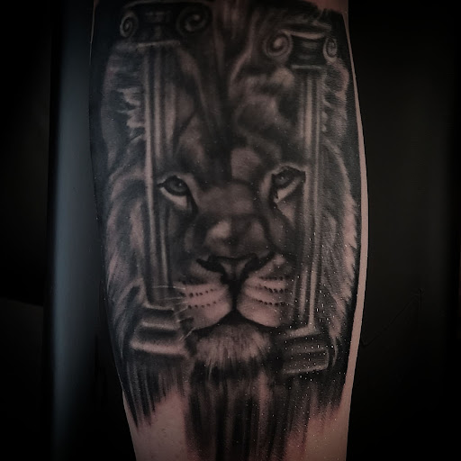 Explore llama tattoo ideas, creative tattoo ideas in Midlothian, available at Rivermore Tattoo