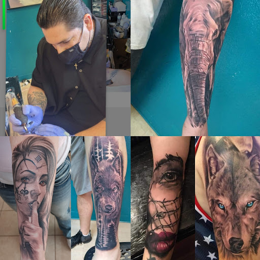 Explore mountain bike tattoo ideas, creative tattoo ideas in Hereford, available at Slow Pain Tattoo Body Art Studio