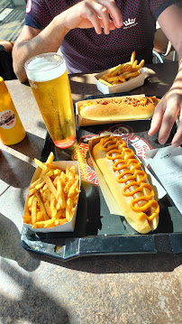 Hot-dog du Restaurant de hamburgers AMERICAN CITY - SAINT NAZAIRE - n°3