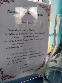 Menu du Restaurant Le Saint Porquier à Saint-Porquier