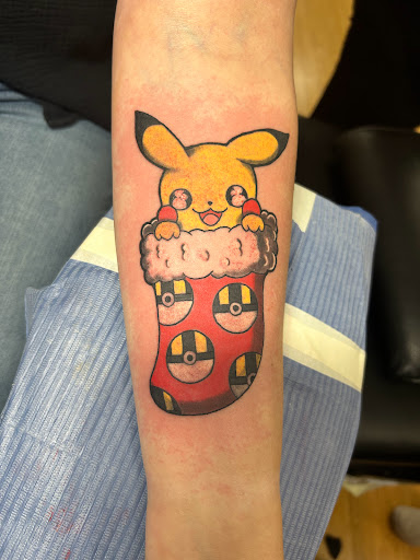 Explore badass sleeve tattoo ideas, creative tattoo ideas in Cedar Falls, available at Tales Untold Tattoos