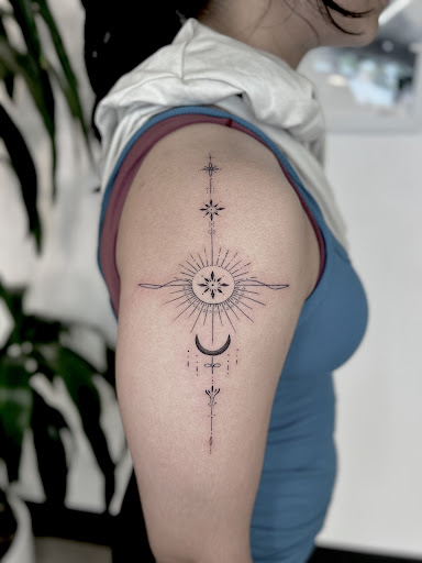 Explore karma tattoo ideas for men, creative tattoo ideas in Thousand Oaks, available at MD Tattoo Studio