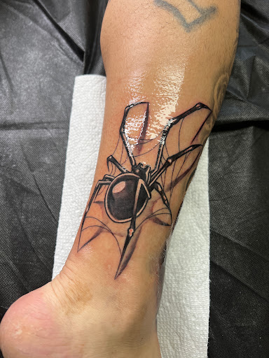 Explore drug addiction tattoo ideas, creative tattoo ideas in Las Vegas, available at Black Plague Tattoos