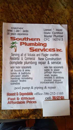 Southern Plumbing Services in Ormond Beach, Florida