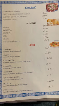 Menu / carte de La Perla à Camposampiero