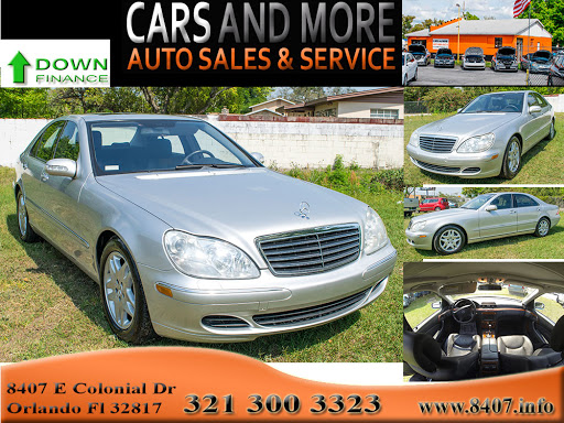 Car Dealer «Cars and More Auto Sales | Used Car Dealer | Finance | No Dealer Fee», reviews and photos, 8407 E Colonial Dr, Orlando, FL 32817, USA