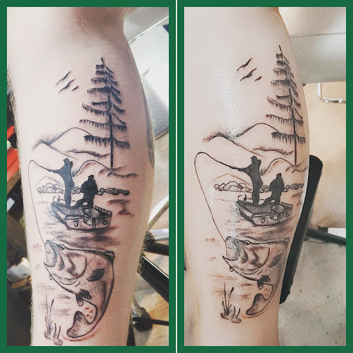 Explore cool stick and poke tattoo ideas, creative tattoo ideas in Bloomsburg, available at Tuccis Tattoo & Piercings Studio