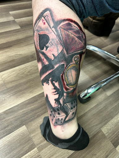 Explore tattoo ideas for upper back, creative tattoo ideas in Bradley, available at Rogers Tattooing & Body Piercing