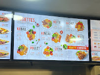 Paris Kebab à Saint-Just-en-Chaussée carte