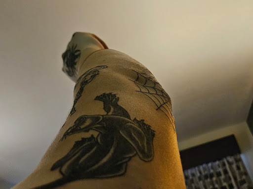 Explore spider-man tattoo ideas, creative tattoo ideas in Magnolia, available at Lucky Sparrow Tattoo Shop and Piercing