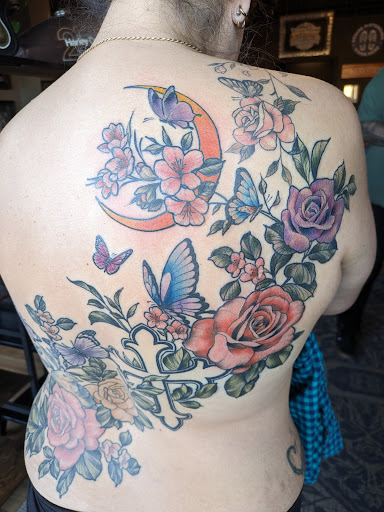 Explore mastectomy tattoo ideas, creative tattoo ideas in Las Cruces, available at Camino Tattoo Studio & Art Gallery