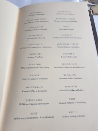 Menu / carte de GastHof Lichte à Medebach