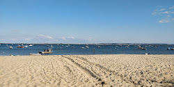 Photo de La Jetee Beach avec rivage droit, long
