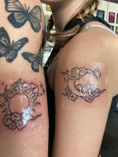 Explore tattoo handwriting ideas, creative tattoo ideas in Kissimmee, available at Fallen Heroes Tattoo & Piercing (Florida)