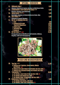 Restaurant Yoko Restaurant à Ebern (le menu)