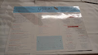 Menu du Gazebo à Pesaro