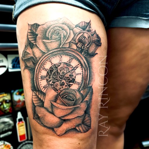 Explore male flower tattoo ideas, creative tattoo ideas in Amarillo, available at Tattoo Spa LLC