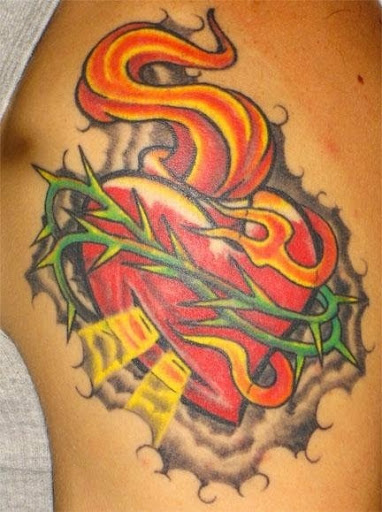 Explore broken heart tattoo ideas, creative tattoo ideas in Miami Beach, available at Tattoos by Lou Miami - South Beach