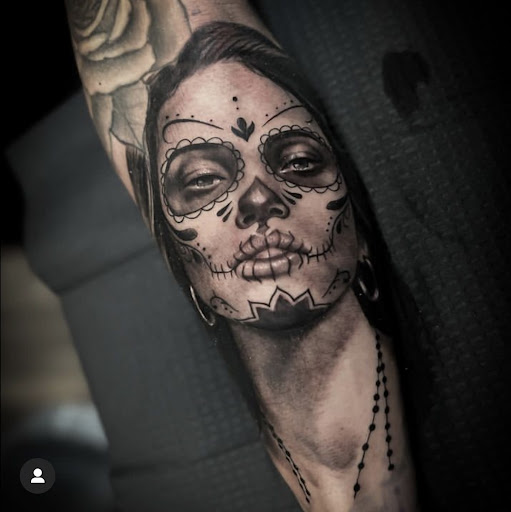 Explore music tattoos ideas, creative tattoo ideas in Goose Creek, available at Red Kirin Tattoo