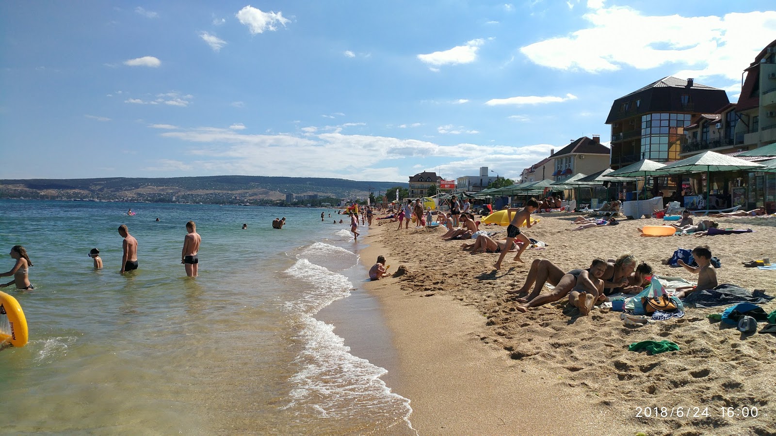 Fotografija Plazh Morskoy z lahki fini kamenček površino