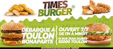 Aliment-réconfort du Restauration rapide Times burger bonaparte toulon - n°15