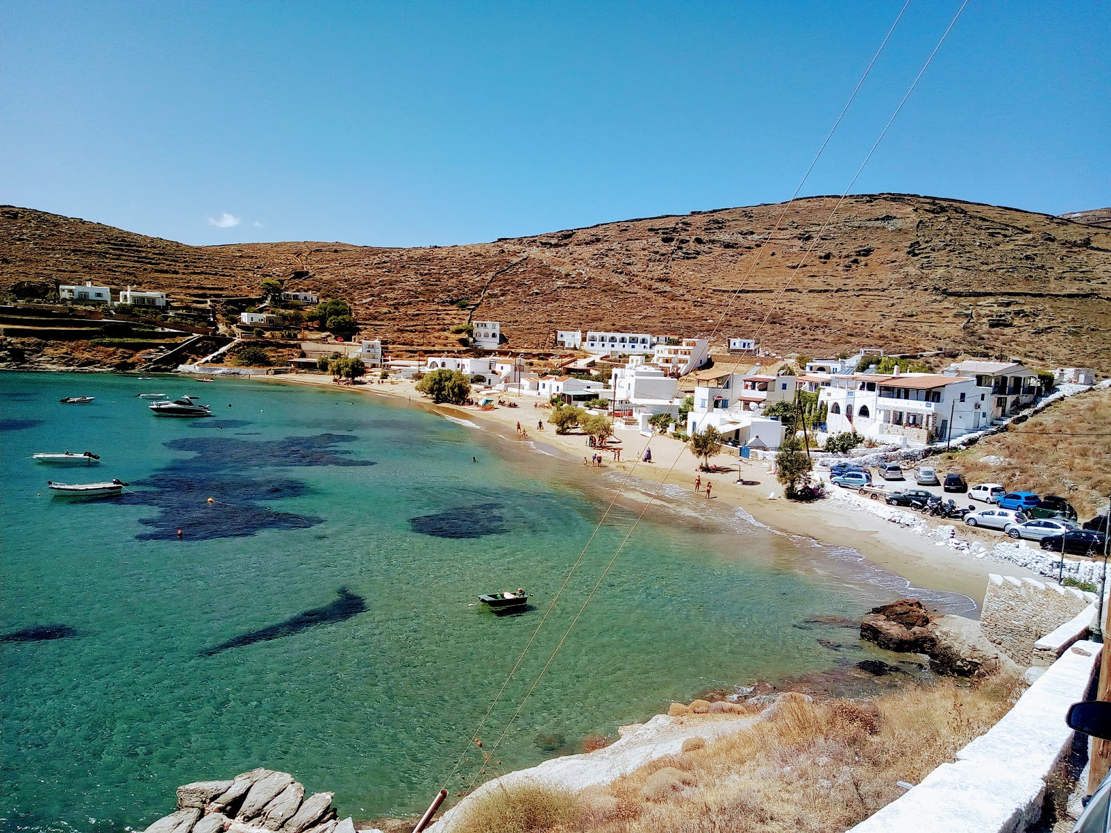 Photo of Megali Ammos with light sand &  pebble surface