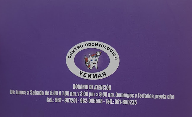 Opiniones de Centro odontologico YENMAR en Callería - Médico