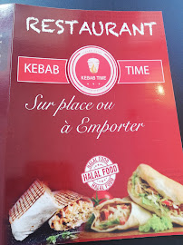 Kebab Time à Valras-Plage menu