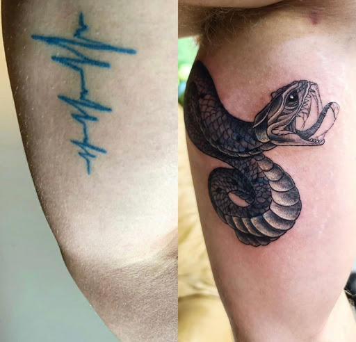 Explore hecate tattoo ideas, creative tattoo ideas in Kenosha, available at Kenosha Tattoo Company