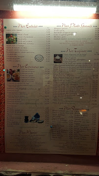 Menu du La Perle du Maroc à Maisons-Alfort