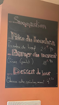 Menu / carte de Café De L'Union à Spéracèdes
