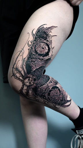 Explore amsterdam tattoo ideas, creative tattoo ideas in Fayetteville, available at American Tattoo Society of Fayetteville