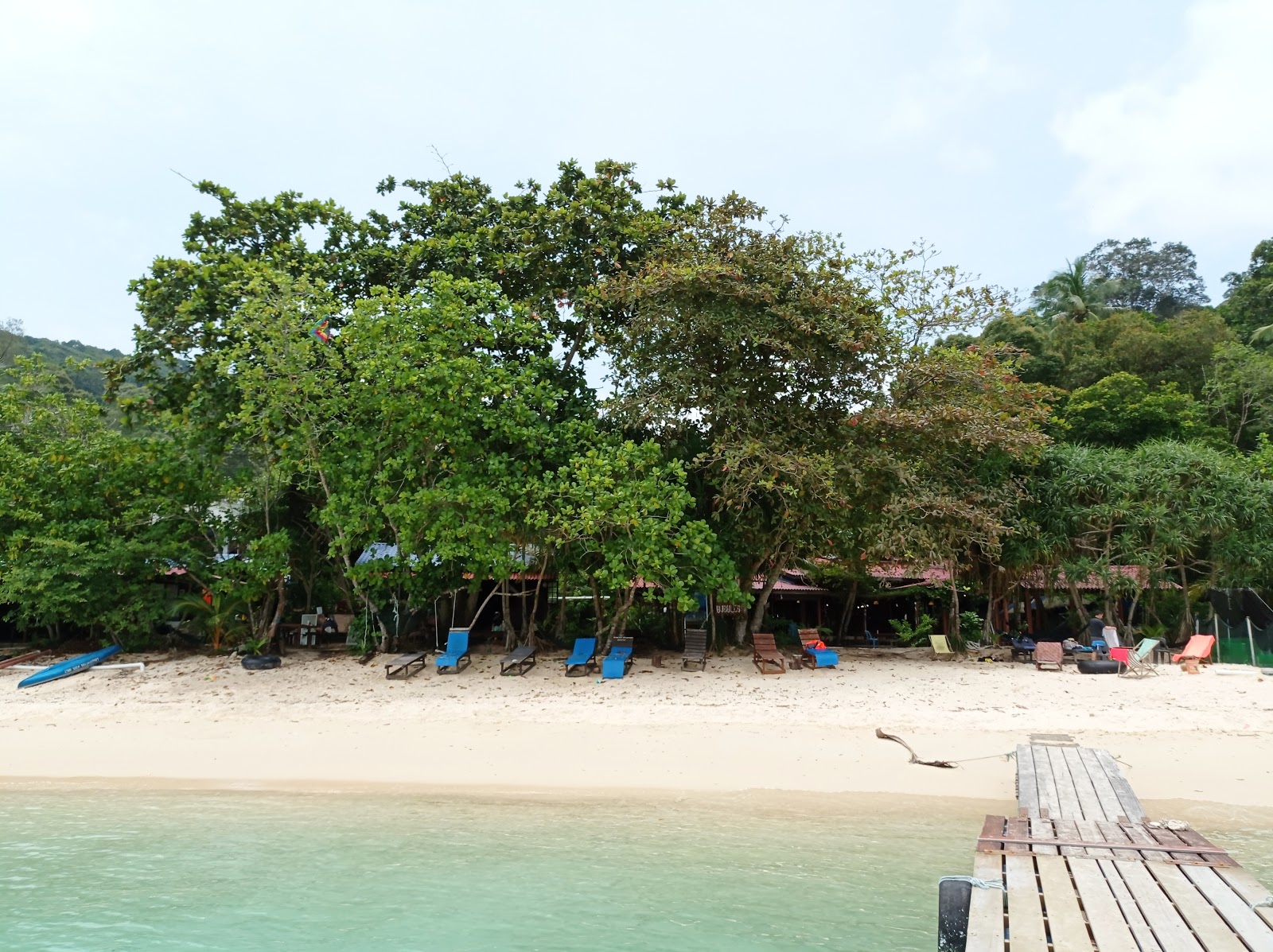 Photo of Bubbles Dive Resort Beach and the settlement