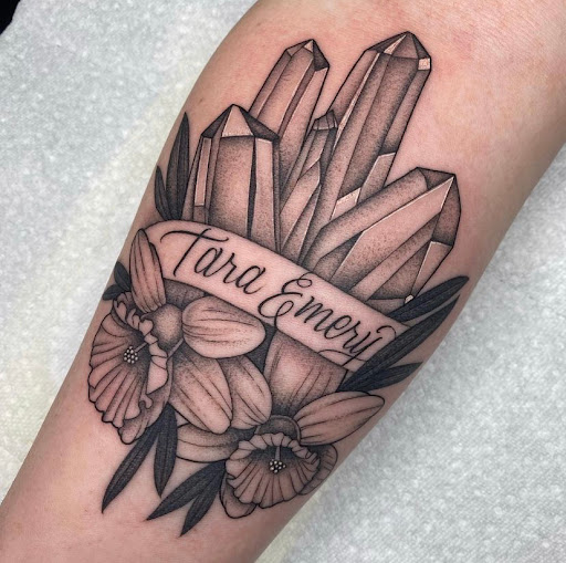 Explore snowboarding tattoo ideas, creative tattoo ideas in Baldwin, available at Moonlight Gallery