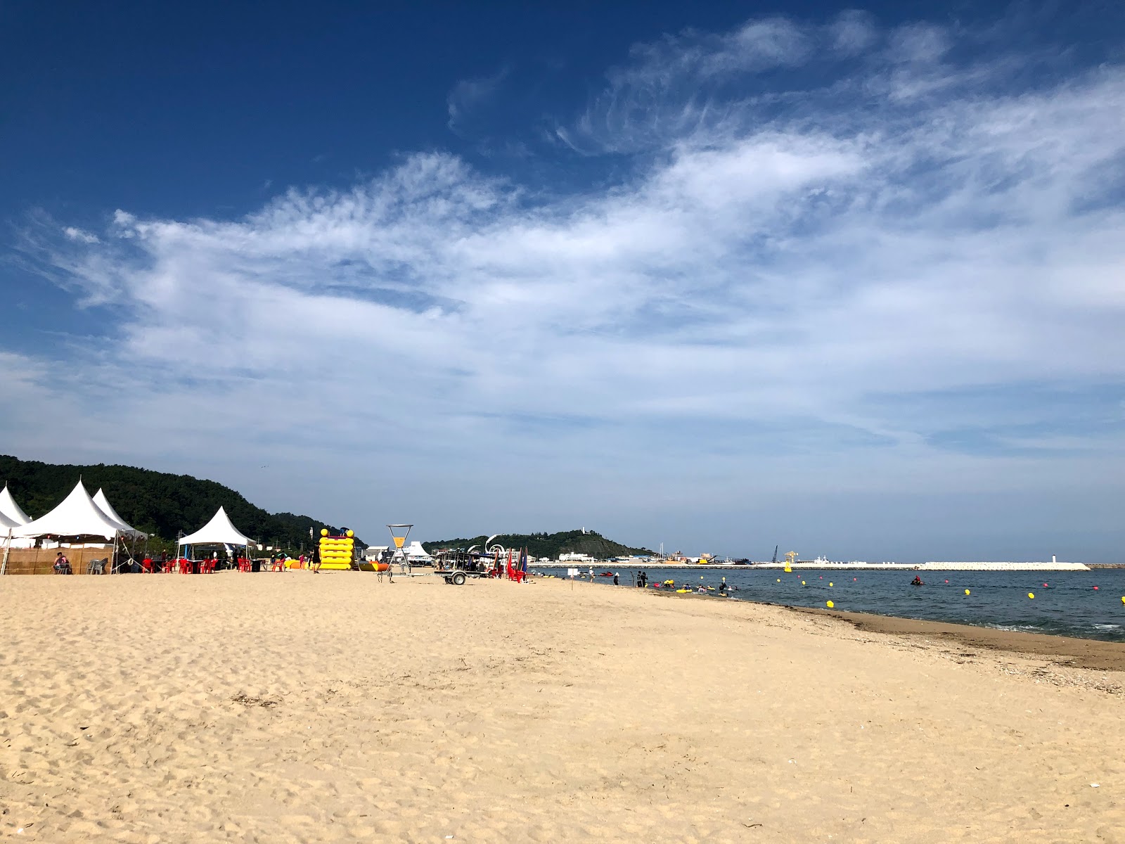 Foto van Hupo Beach met hoog niveau van netheid