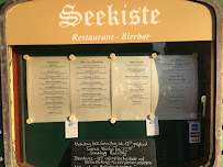 Restaurant Restaurant Seekiste à Sylt (la carte)