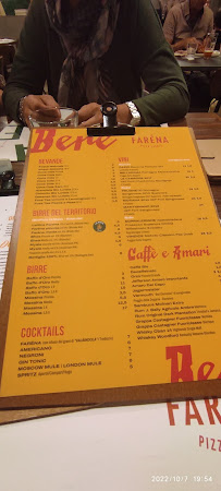 FARENA à Faenza menu