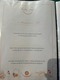 Restaurant français La Fine Heure à Dijon (la carte)