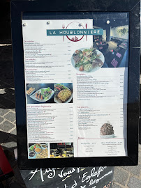 La Houblonnière à Lille menu