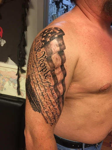 Explore colored tattoo ideas for men, creative tattoo ideas in Jonesboro, available at Immortal Ink