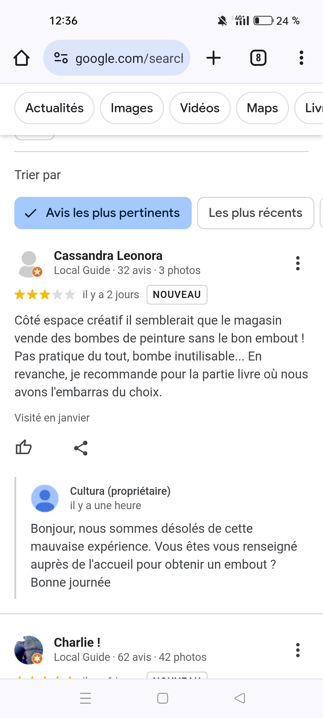 Photo n° 1 de l'avis de Cassandra.e fait le 05/01/2024 à 13:26