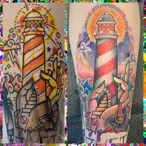 Explore tattoo sleeves for men ideas, creative tattoo ideas in Augusta, available at Mr. Tattoo