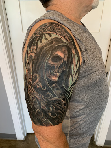 Explore fairy tail tattoo ideas, creative tattoo ideas in Junction City, available at Patriot Tattoo Company