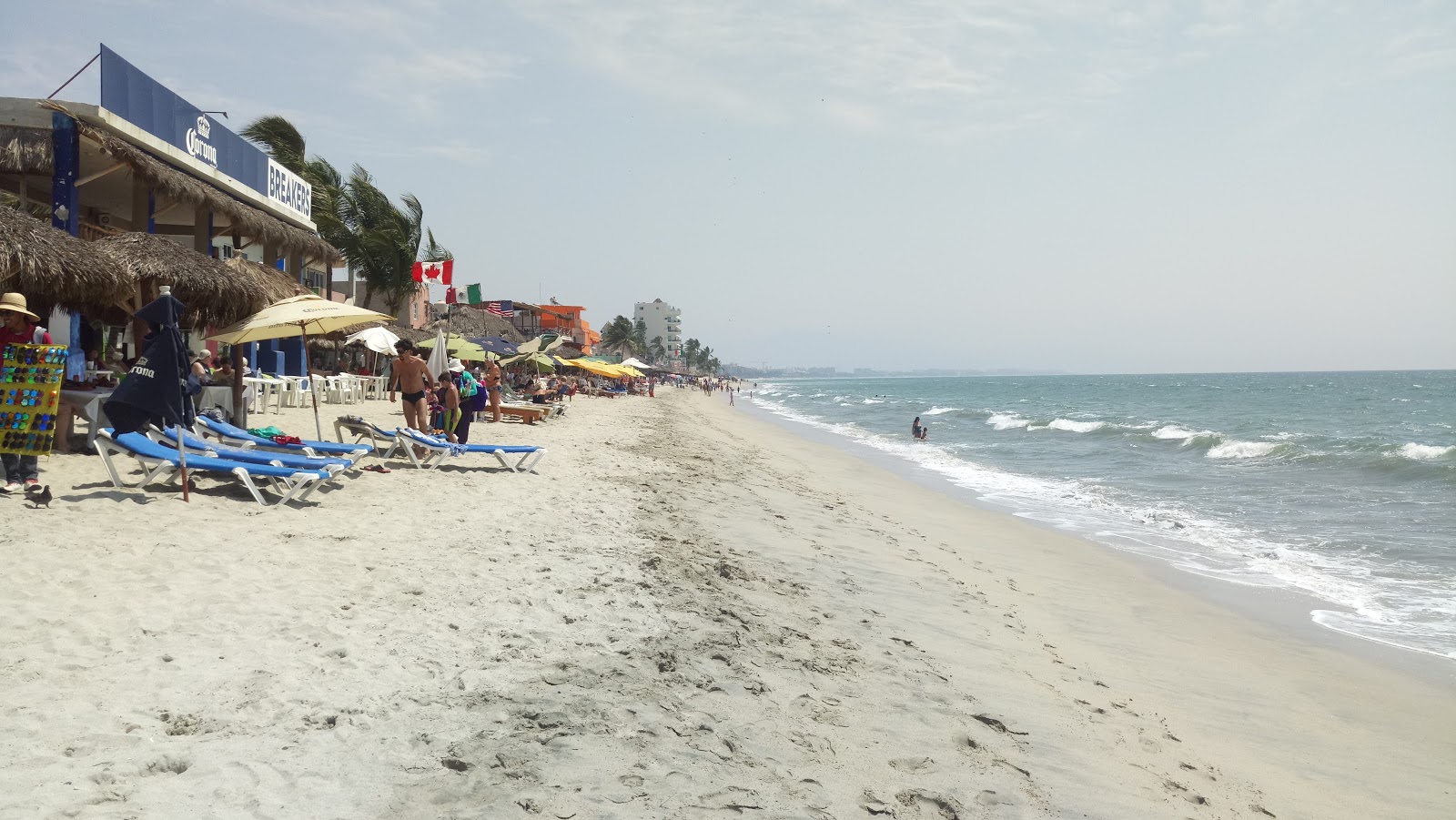 Foto van Bucerias beach met turquoise puur water oppervlakte