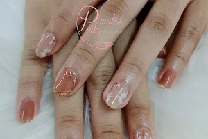 Painted Pinky Nails and Beauty image
